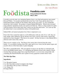 Foodista reviews Sukkah Hill Spirits May 2015-1