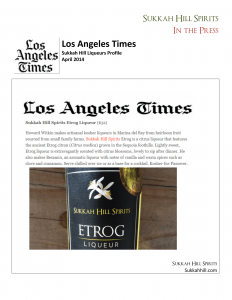 Los Angeles Times reviews Sukkah Hill Liqueurs-1