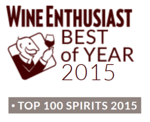 Wine Enthusiast top 100 spirits award